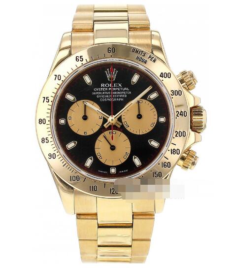 ロレックスデイトナシリーズ116528-78598黒盤腕時計